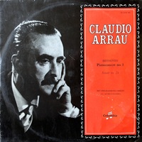 Columbia : Arrau - Beethoven Concerto No. 1, Sonata No. 24